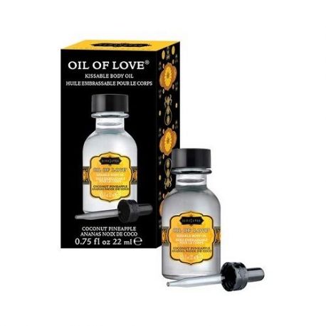 Liquido per massaggi kamasutra oil of love 22ml coconut pineapple