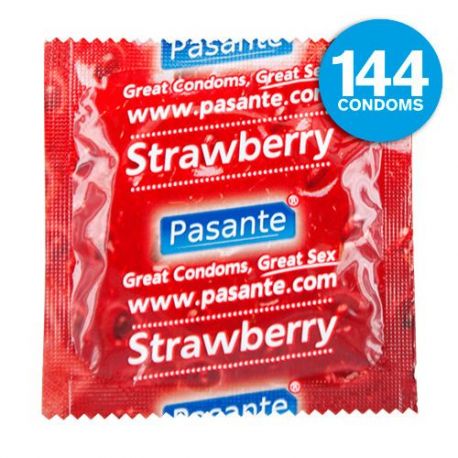 Pasante profilattici fragola 144 pezzi