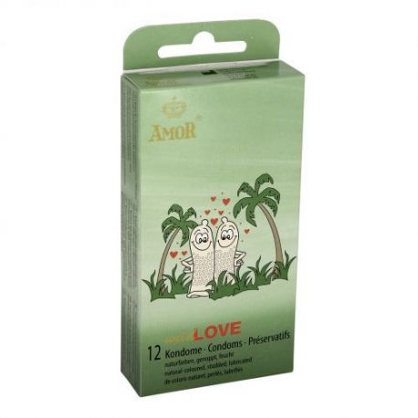 Profilattici stimolanti amor wild love 12pz