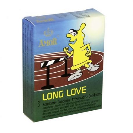 Profilattici ritardanti amor long love 3 pz