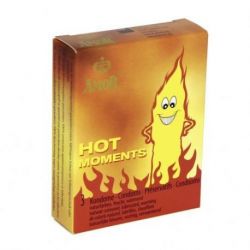 Profilattici effetto caldo amor hot moments 3 pz