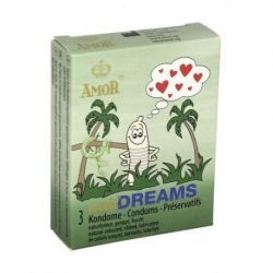 Profilattici stimolanti amor wild dreams 3 pz