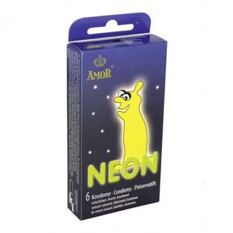 Profilattici amor neon 6 pz