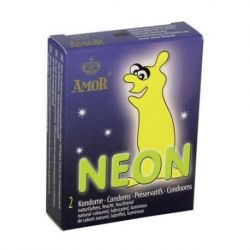 Profilattici amor neon 2 pz