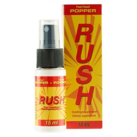 Spray stimolante naturale alle erbe rush popper 15 ml