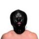 Maschera con zip bondage hood