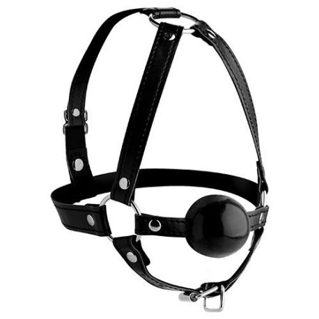 Maschera con morso a sfera head harness