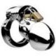 Gabbia di castita incarcerator adjustable locking chastity cage