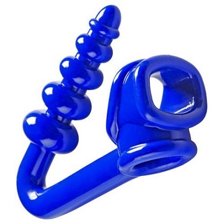 Anello fallico con dildo anale the cobalt tower