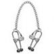 Morsetti per capezzoli nipple press clamps