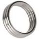 Anello fallico dacciaio echo 1.75 inch steel triple cock ring TAGLIA S-M