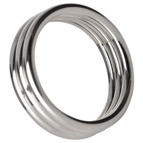 Anello fallico dacciaio echo 1.75 inch steel triple cock ring TAGLIA S-M