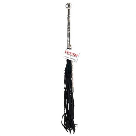 Frusta fetish fantasy series Beaded Metal Flogger