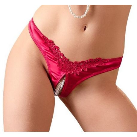 Slip g-string con perle red TAGLIA L