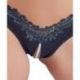 Slip g-string con perle black TAGLIA XL