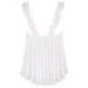 Babydoll chiffon white TAGLIA M-L