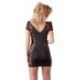 Mini abito kleid zip black TAGLIA L