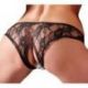 Slip aperto ouvert black TAGLIA XL