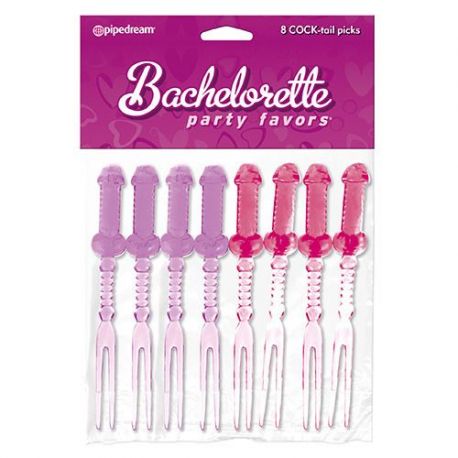 Forchettine da snack bachelorette party favors party cocktail picks - 8pc.