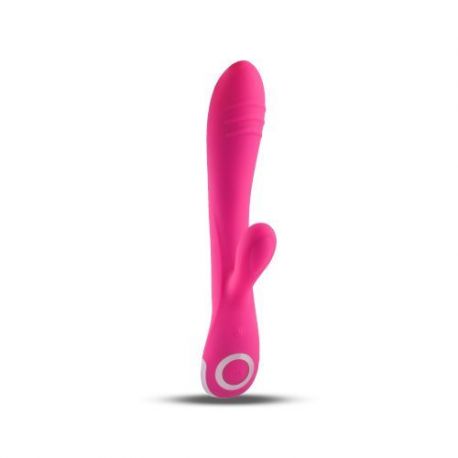 Vibratore G-spot e stimolatore clitorideo Pink