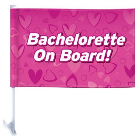 Bandierina per auto bachelorette party favors car flag