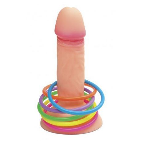 Lancio degli anelli bachelorette party favors pecker ring toss