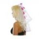 Velo da sposa bachelorette party favors pecker clip veil