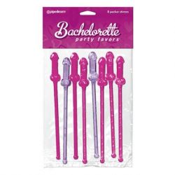 Bacchette da cocktail party favors bachelorette party cocktail stirrers - 8pc.