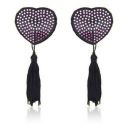 Heart shine nipples tassels (rosa)