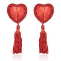 Heart Nipples Tassels RED