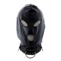 Bondage Hook Mask+Collar BLACK