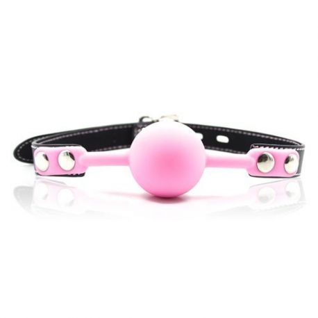 Ball Gag + Block (rosa)