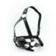 Imbracatura Viso con morso Head Harness+Ball Gag