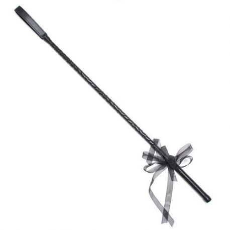 Frustino Ribbon Horse Whip black