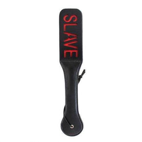 Paletta Doppia Double Spank Paddle Slave Black