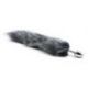 Plug anale con coda Long Fox Tail grigia