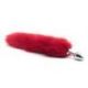 Plug anale con coda Long Fox Tail rossa