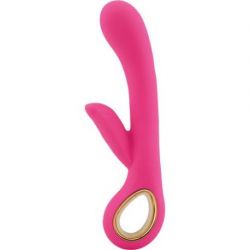 Vibratore rabbit handy handle petal grip pink