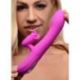 Vibratore rabbit pleasure petal silicone rabbit vibrator with rotating petals