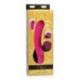 Vibratore rabbit g-spin silicone vibrator with spinning clitoral stimulation