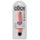 Vibratore realistico king cock 6 vibrating stiffy flesh