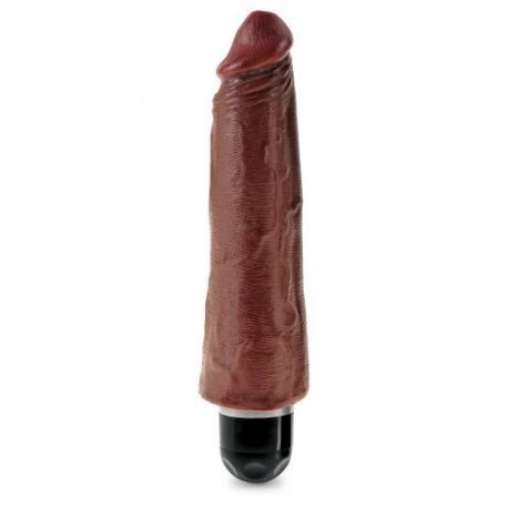 Vibratore realistico king cock 8 Vibrating Stiffy (pelle scura)