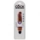 Vibratore realistico king cock 7 Vibrating Stiffy Brown