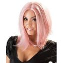 Parrucca rosa Wig bob pink