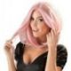 Parrucca rosa Wig bob pink