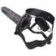 Vibratore strap on cavo real rapture 8 black