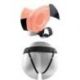 Vibratore strap on cavo real rapture 8 flesh with balls