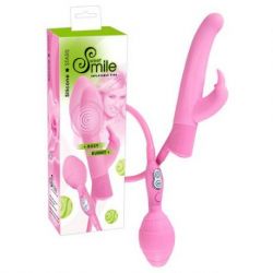 Vibratore rabbit gonfiabile rosy bunny