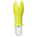 Vibratore design american pop! whaam! 10 function silicone vibrator yellow