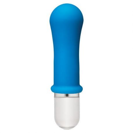 Vibratore classico american pop! boom! 10 function silicone vibrator blue